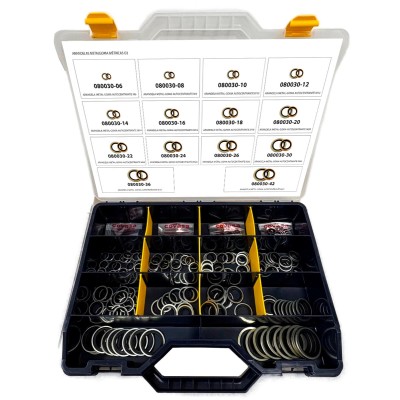 Surtido Arandelas Metalgoma 02  - 6 a 42 (mm)