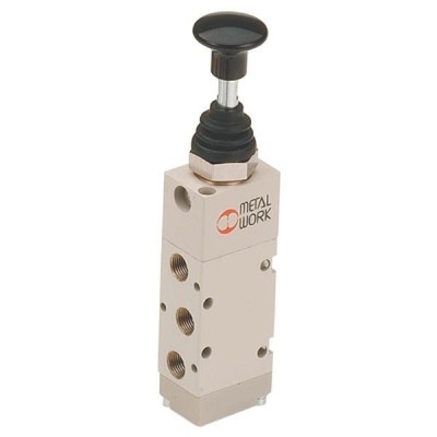 Válvula Neumática Manual Serie 70 MAV Tirador 3/2