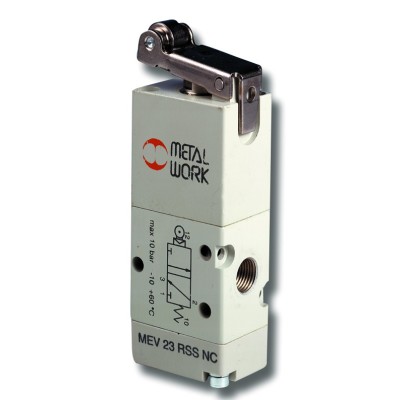 Válvula Neumática Mecánica Serie 70 MEV Rodillo Servo Pilotada 3/2