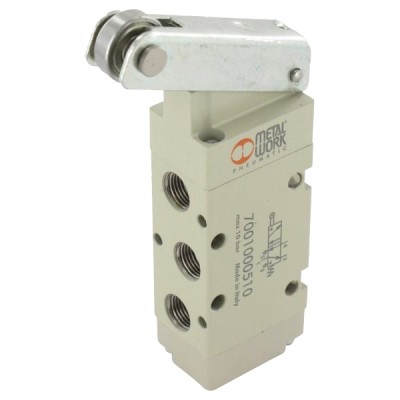 Válvula Neumática Mecánica Serie 70 MEV Palanca Rodillo Bidireccional 5/2