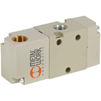 Válvula Neumática Serie 70 PNV Resorte Mecánico Monoestable 3/2