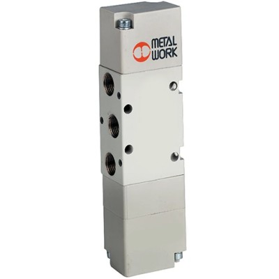 Válvula Neumática Serie 70 PNV Resorte Mecánico Monoestable 5/3