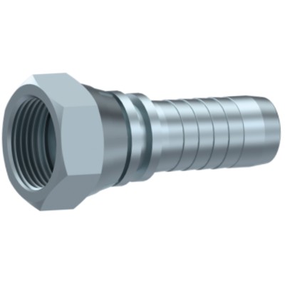 Hembra Recta Prensar Asiento Plano