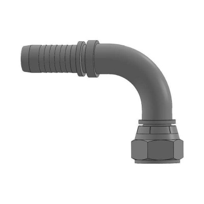 Codo 90º Prensar JIC Inoxidable