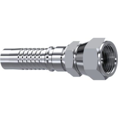 Hembra Recta Prensar JIC DOBLE HEXAGONO