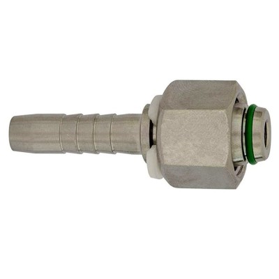 Hembra Recta 24º Prensar Serie L Inoxidable (mm)