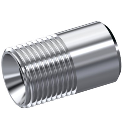 Empalme Soldar Liso Macho Inoxidable