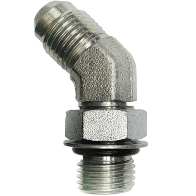 Codo 45º Macho JIC - Macho SAE Orientable